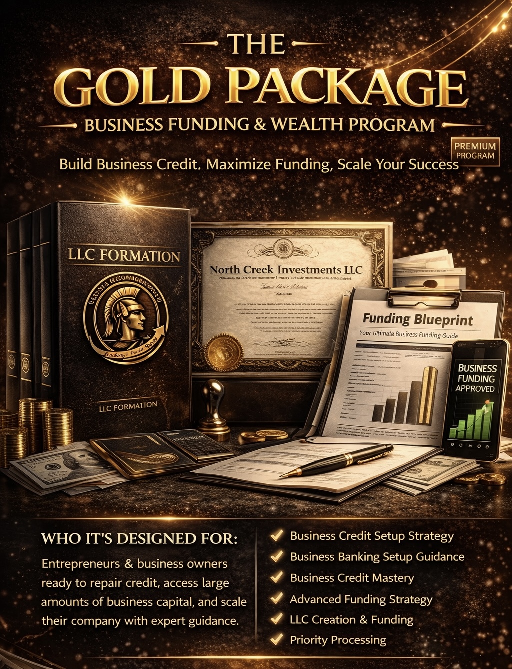Gold Package - Business Funding & Wealth Program